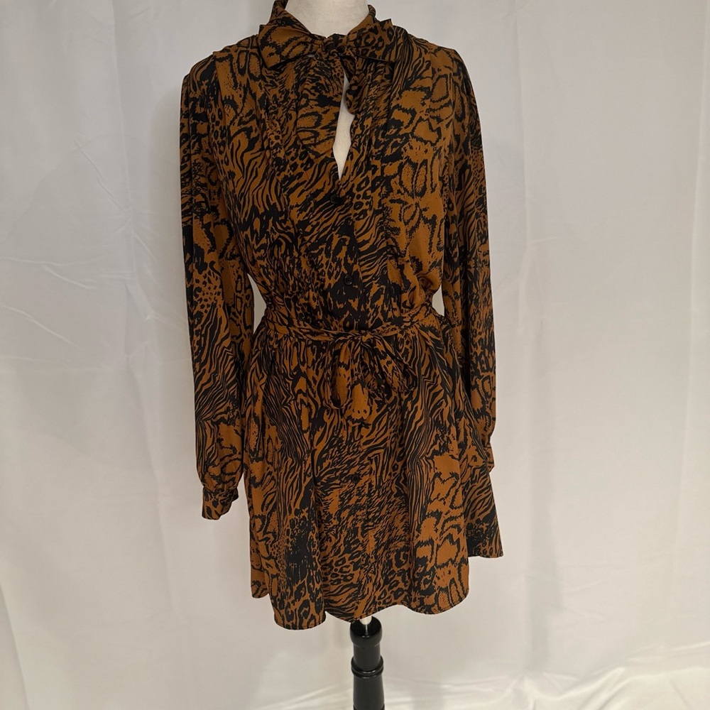 TopShop Animal Print Dress